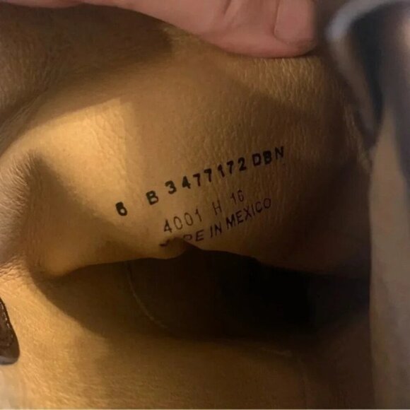 Frye Melissa Button Cognac Distressed Tall Riding Boots 6 B - Picture 2 of 9